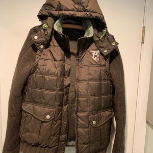 Energie hooded jacket - Men's Large (but fits like US Medium)